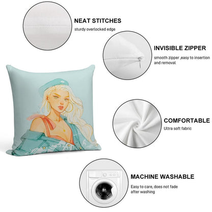 Lagoona Soft Shrink-Resistant Throw Pillow