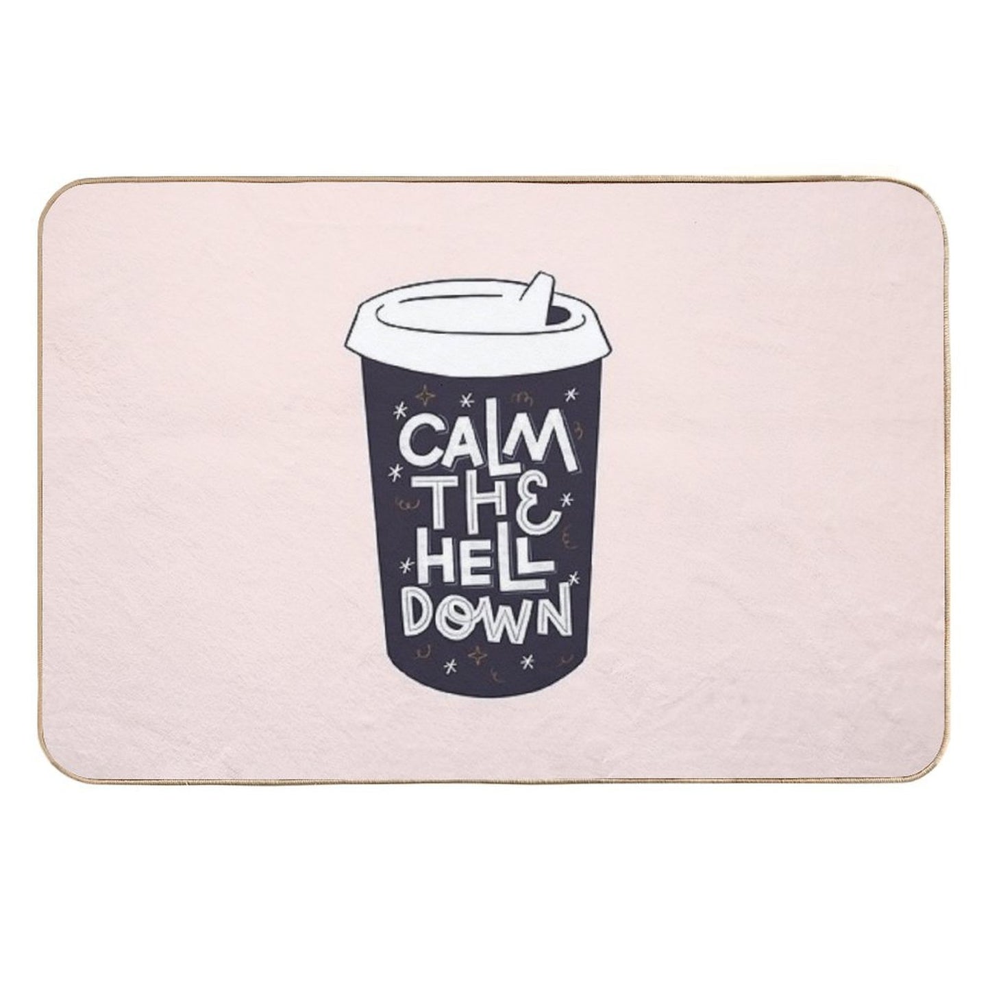 Coffee Dose  Odorless Bath Mat