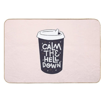 Coffee Dose  Odorless Bath Mat