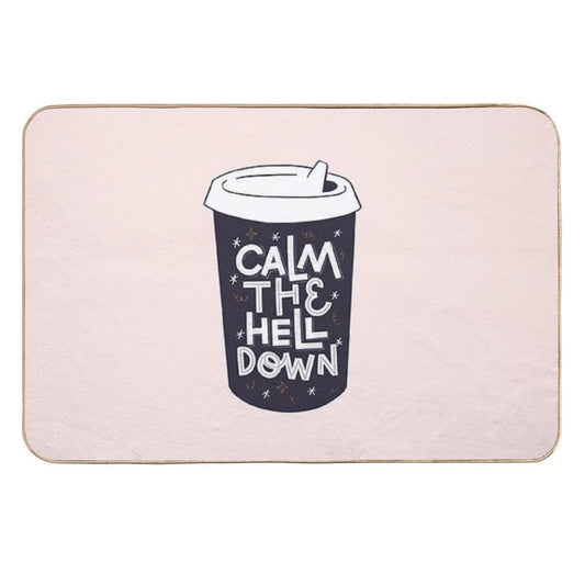 Coffee Dose  Odorless Bath Mat