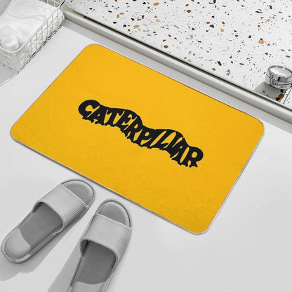 Caterpillar - Old Fashion - Black  Non-Slip Bath Mat
