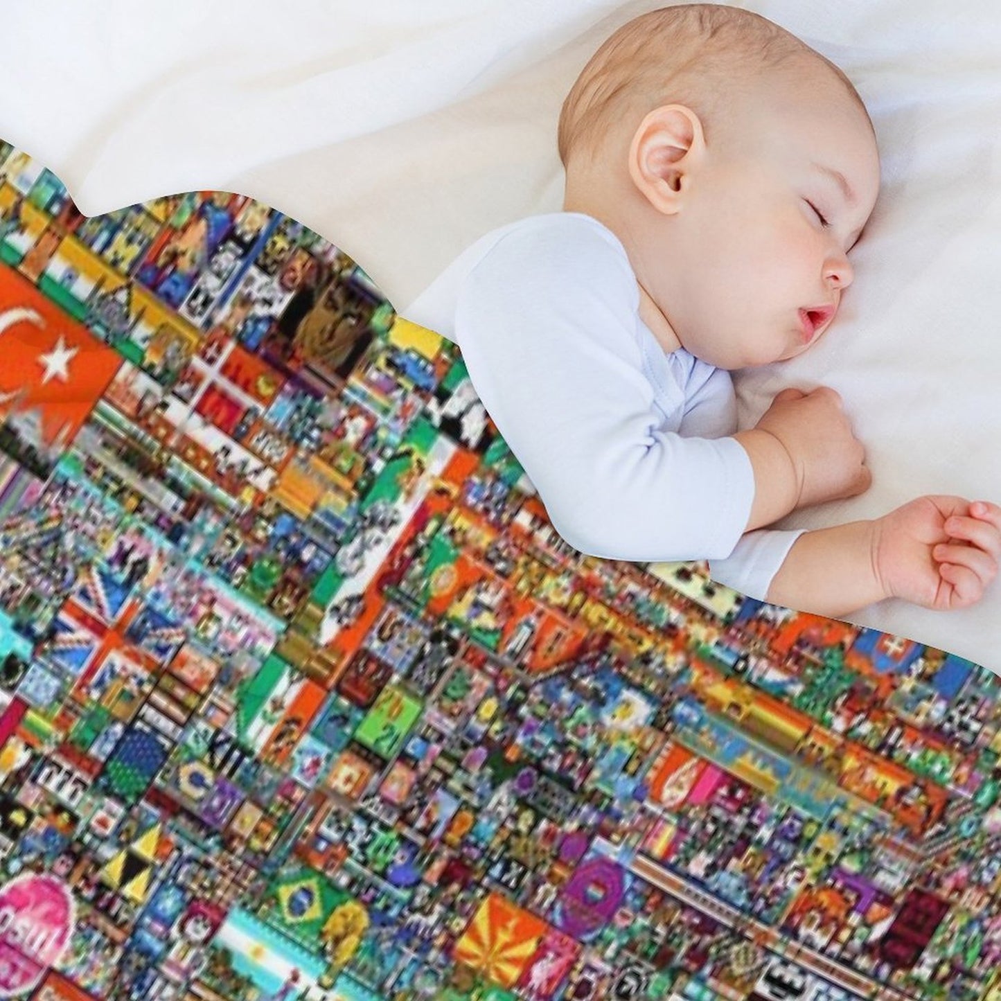 HQ R Place 2022 Atlas Final Image Versatility Throw Blanket