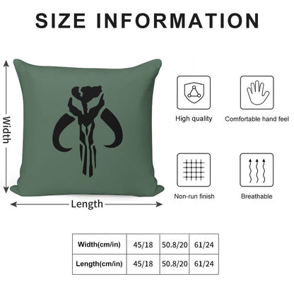 Mandalore Soft Skin-Friendly Throw Pillow