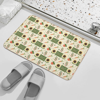 Grow Food, Grow Community  Long-Lasting Bath Mat