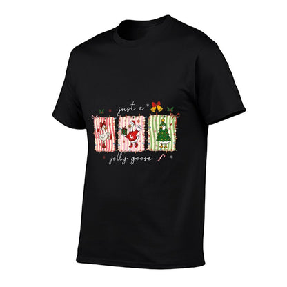 Silly Goose Funny Christmas  High-quality Stitching T-Shirt