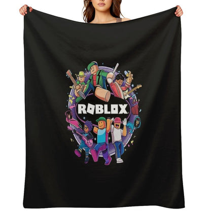 Roblox Vibrant Travel-friendly Throw Blanket