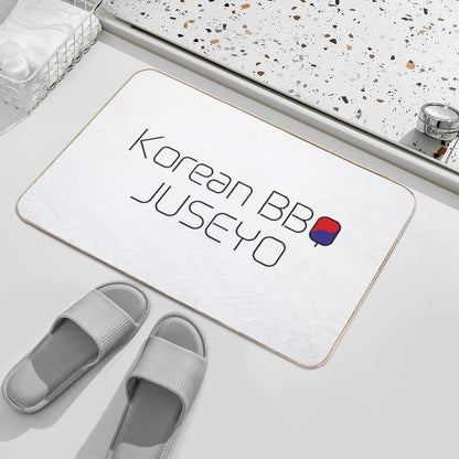 Korean Bbq Juseyo  Pet-Safe Bath Mat