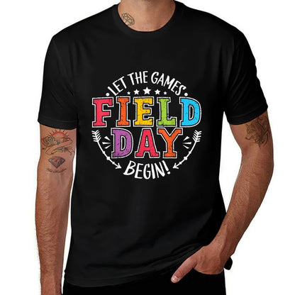 Field Day 2024 Let The Games Begin Teacher Kids Girls Boys  Quick-drying T-Shirt