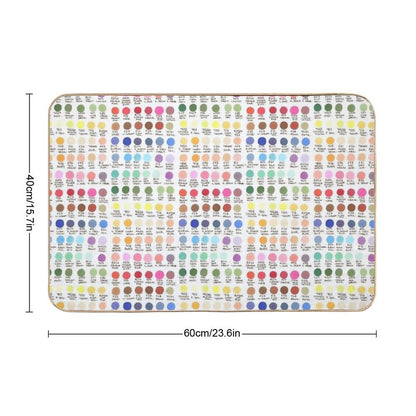 Stephs Marker Swatches!  Eco-Friendly Bath Mat
