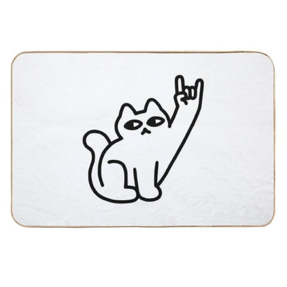 Cats Like Metal  Toxin-Free Bath Mat