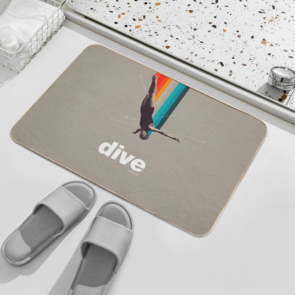 Dive Into My Soul  Stain-Proof Bath Mat