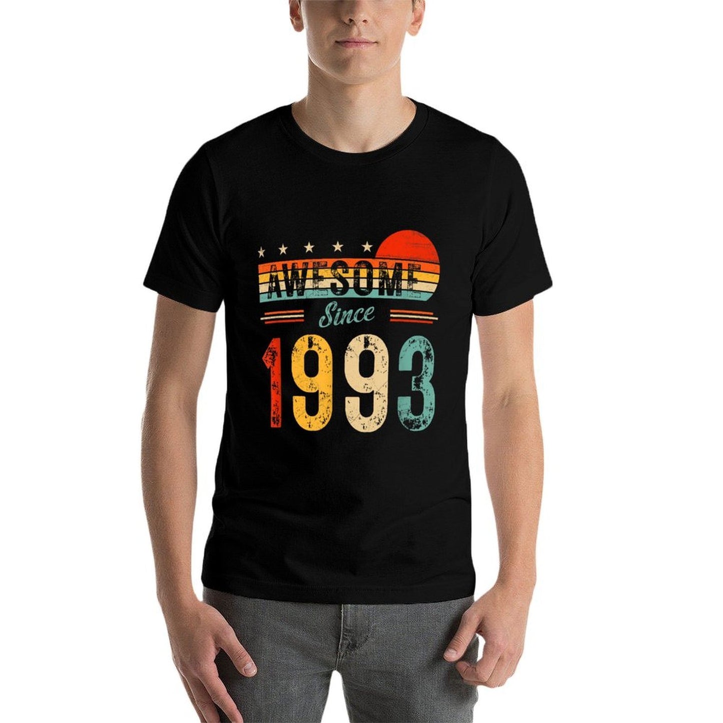 Vintage 1993 Funny 30 Years Old Men And Women 30th Birthday  Durable T-Shirt