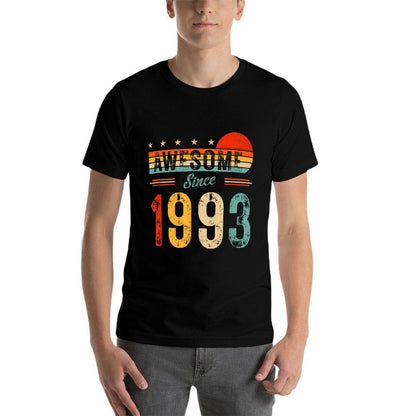 Vintage 1993 Funny 30 Years Old Men And Women 30th Birthday  Durable T-Shirt