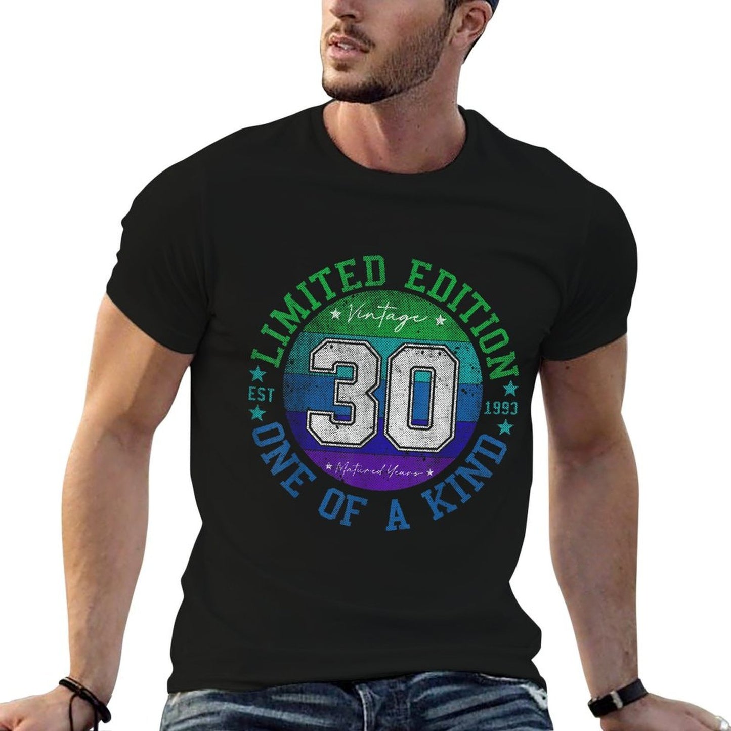 Vintage 1993 30 Year Old Gifts Limited Edition 30th Birthday  Oversized Silhouette T-Shirt
