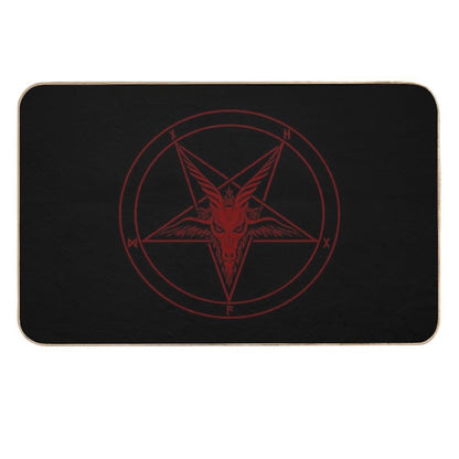 Baphomet Goat  Long-Lasting Bath Mat