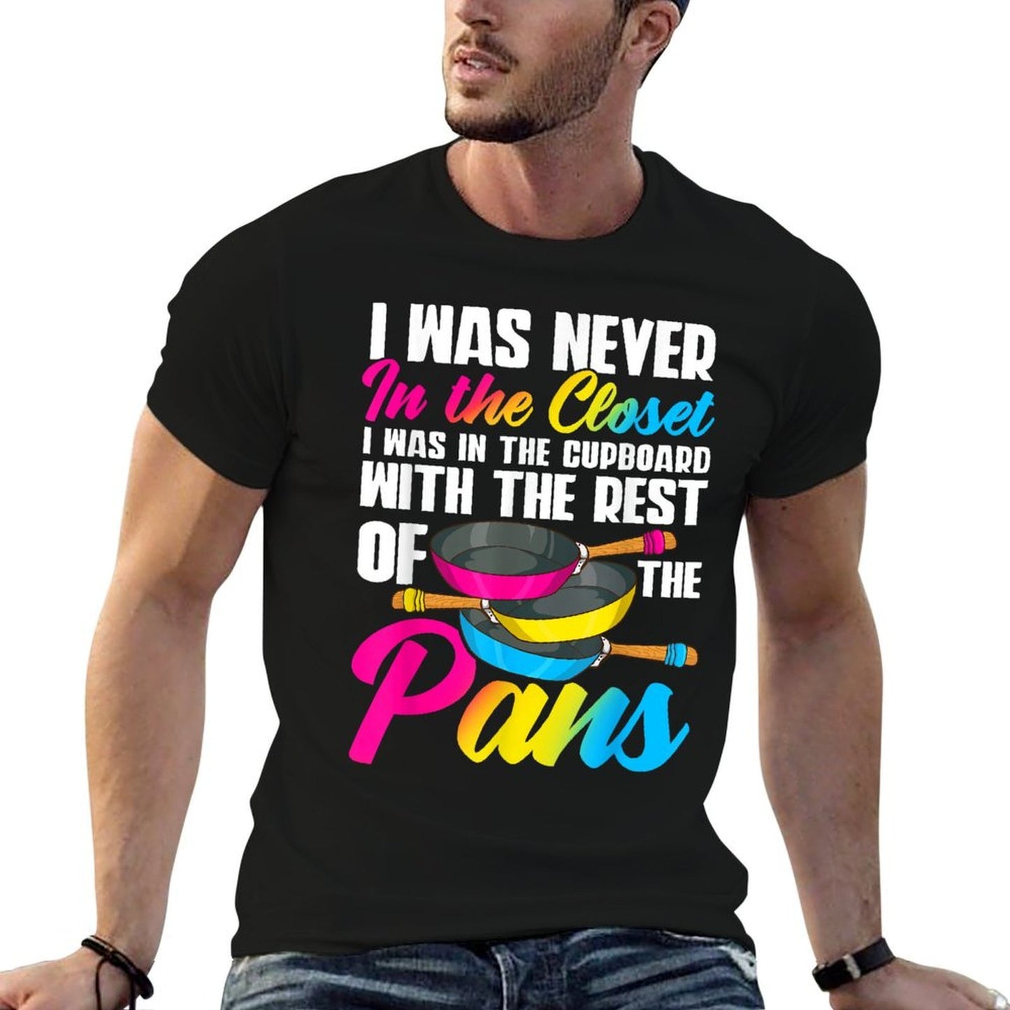 Pans Pansexual Pride  High-quality Stitching T-Shirt