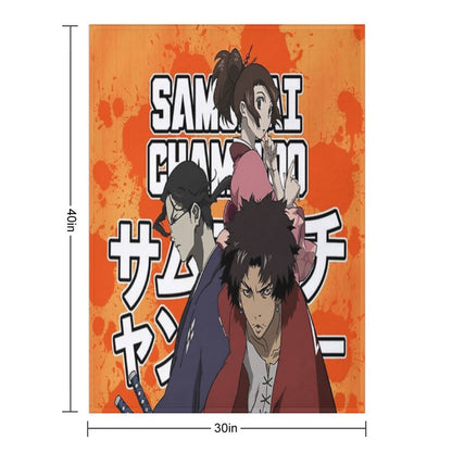 Samurai Champloo Crew Durable Throw Blanket