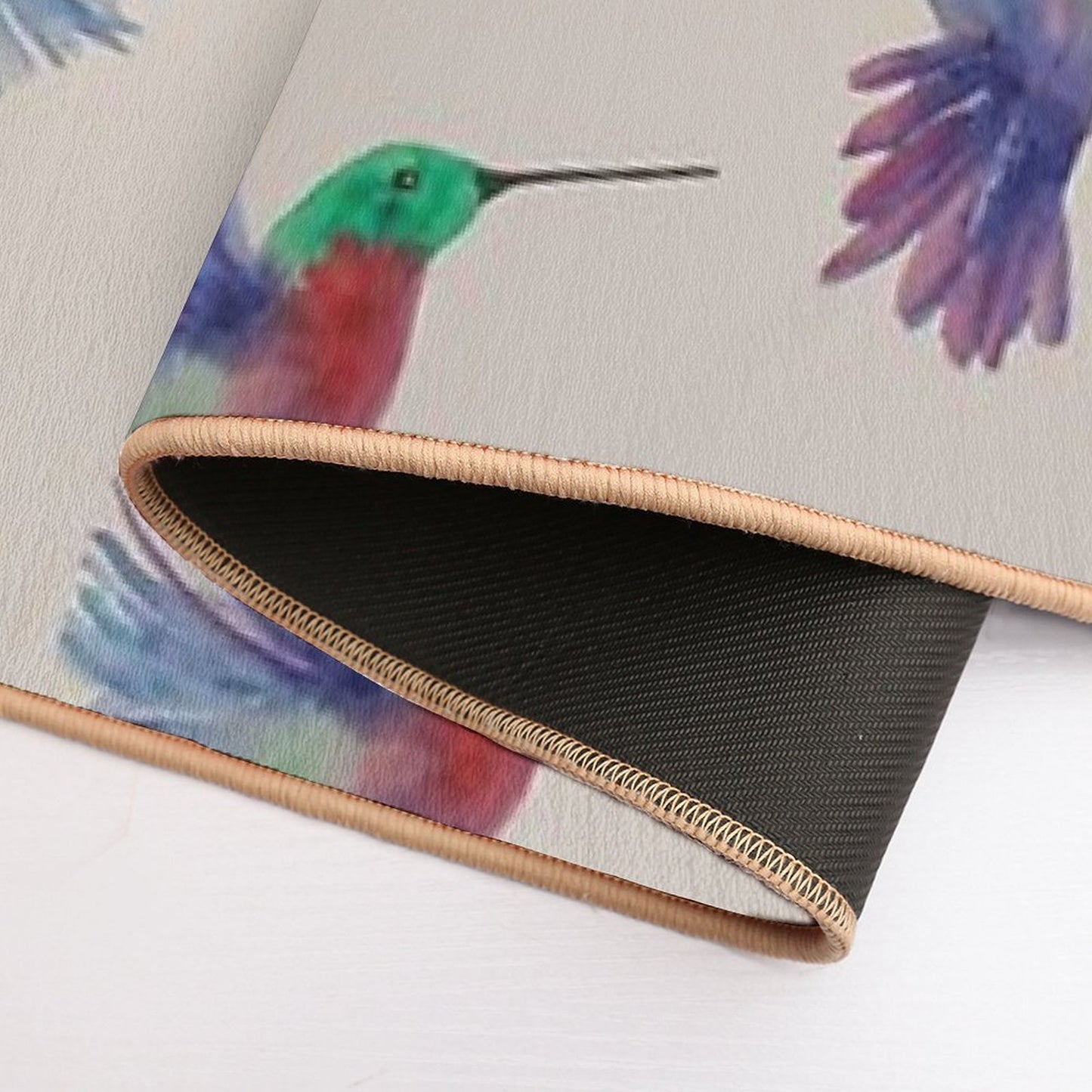 Harmonious Hummingbird  Versatile Bath Mat