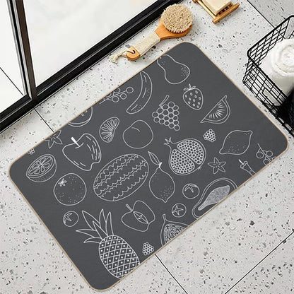 Fruity Drawings  Anti-Trip Bath Mat