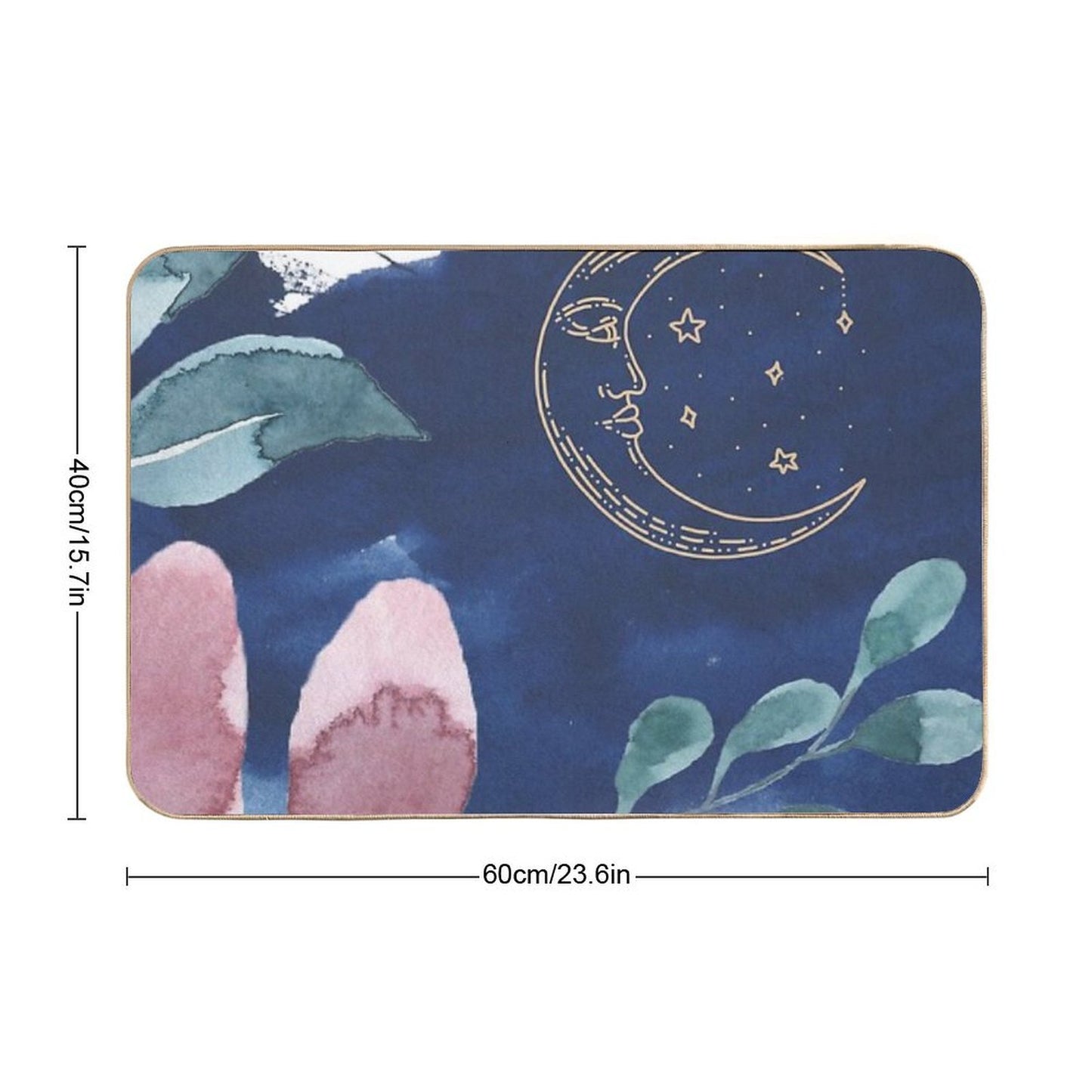 Watercolor Night  High-Traffic Bath Mat