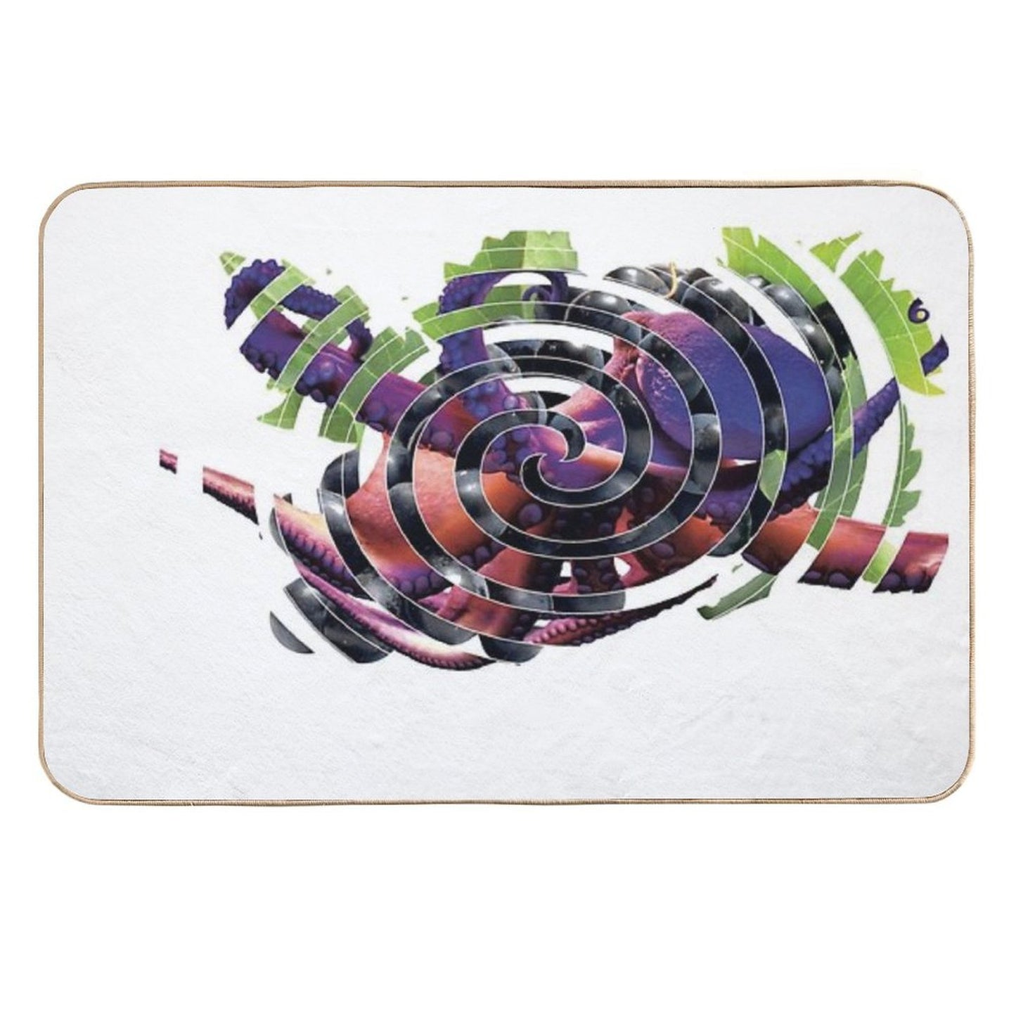 Octopus Grape °1  Multi-Purpose Bath Mat