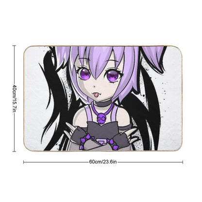 Anime Goth Girl  High-Traffic Bath Mat