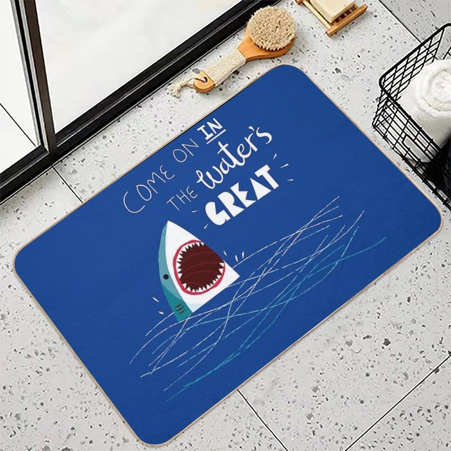 Great Advice Shark  Versatile Bath Mat