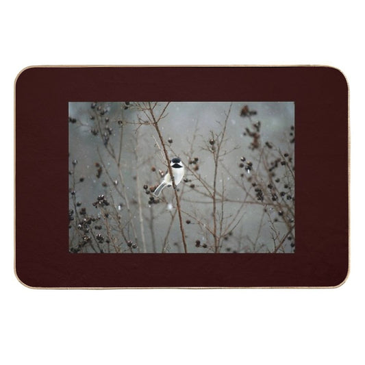 Chilly Chick-a-Dee  Eco-Friendly Bath Mat