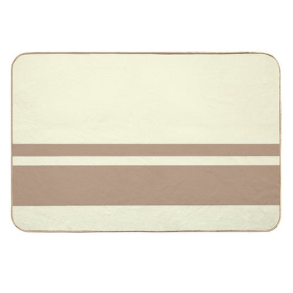 Horizontal Violet Stripes Durable Bath Mat