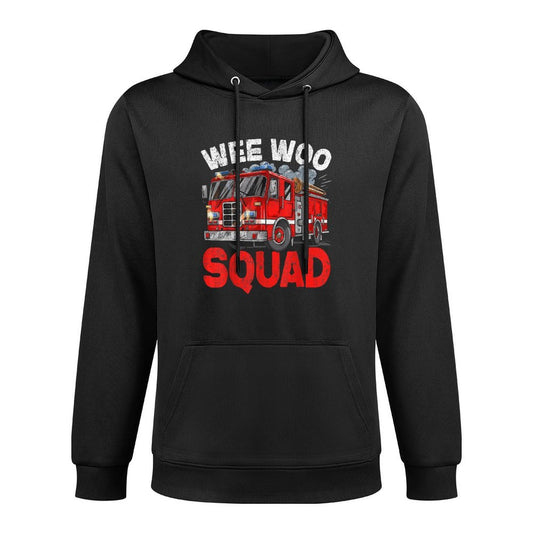 Wee Woo Squad Funny Firefighter Fire Truck Fireman Men Women Machine Washable Hoodie