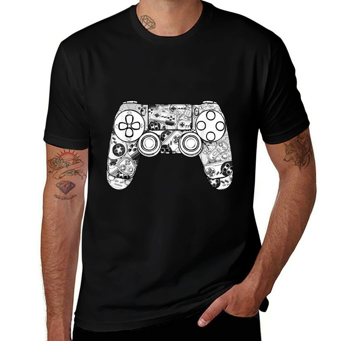Gamer Gamings For Men Boys Video Game Controller  Easy-care T-Shirt