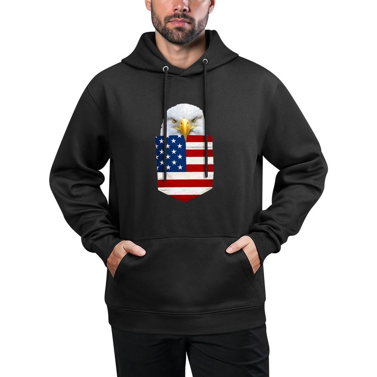 Eagle in My Your Pocket T-shirt American All-Day Comfort Hoodie
