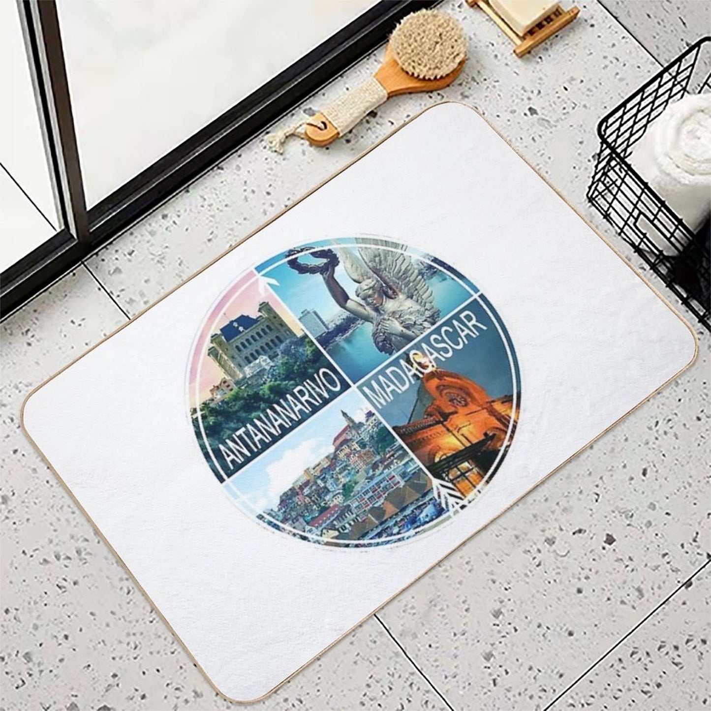 Antananarivo, Madagascar  Dirt-Trapping Bath Mat