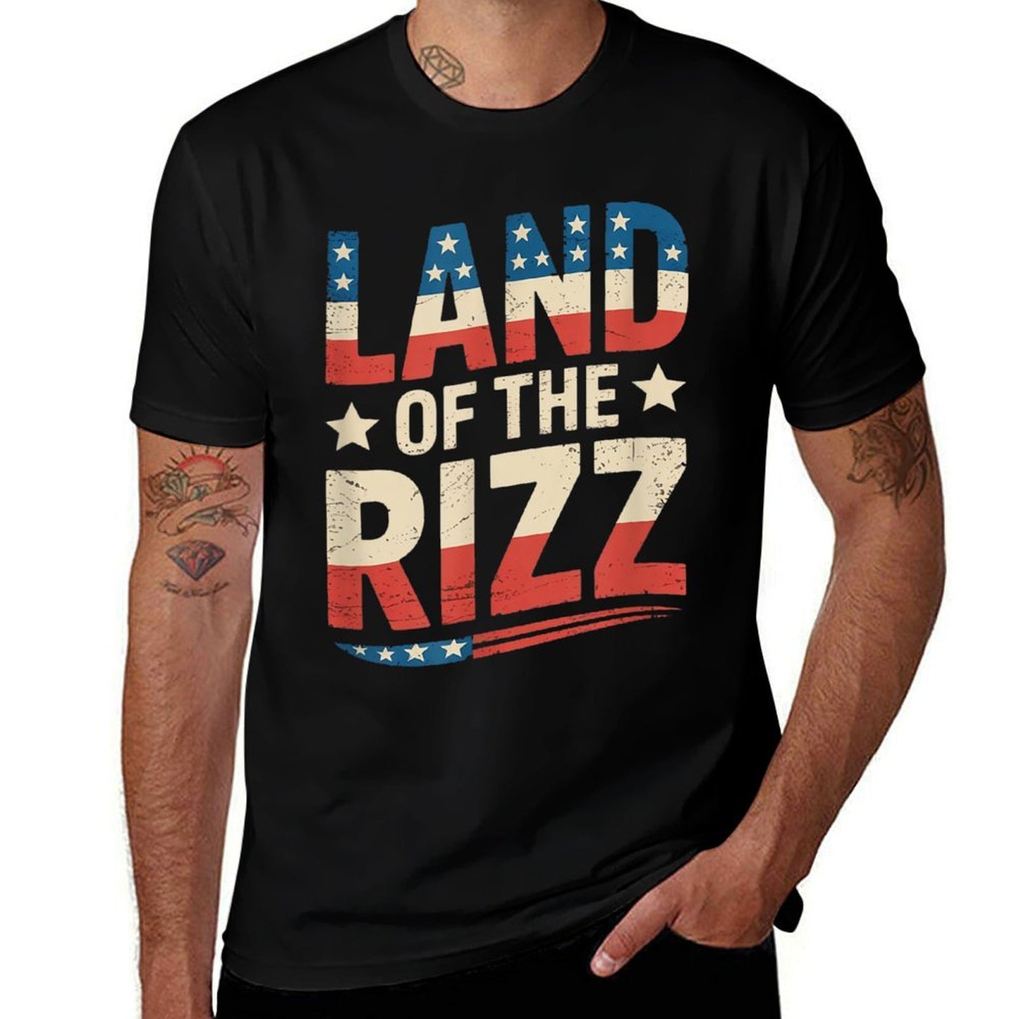 Land Of The Rizz  Versatile T-Shirt