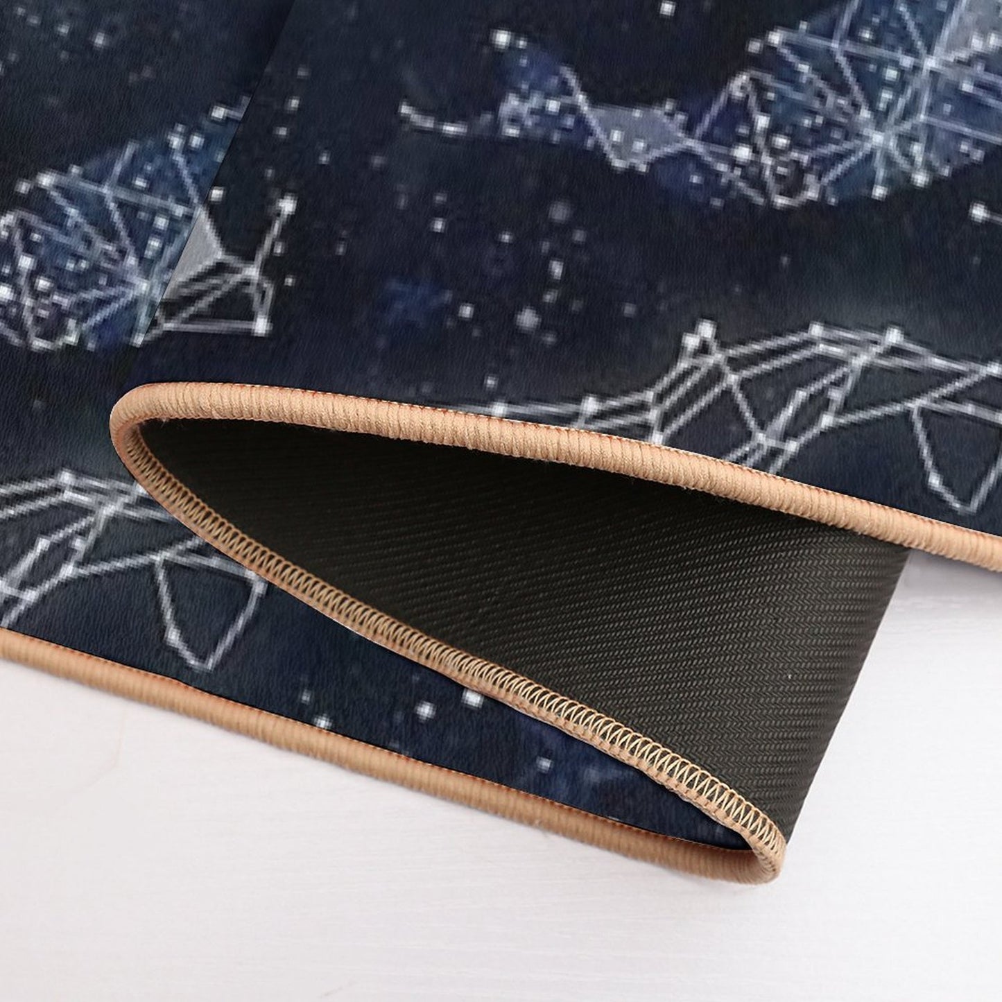 Whale Constellations  Fade-Resistant Bath Mat