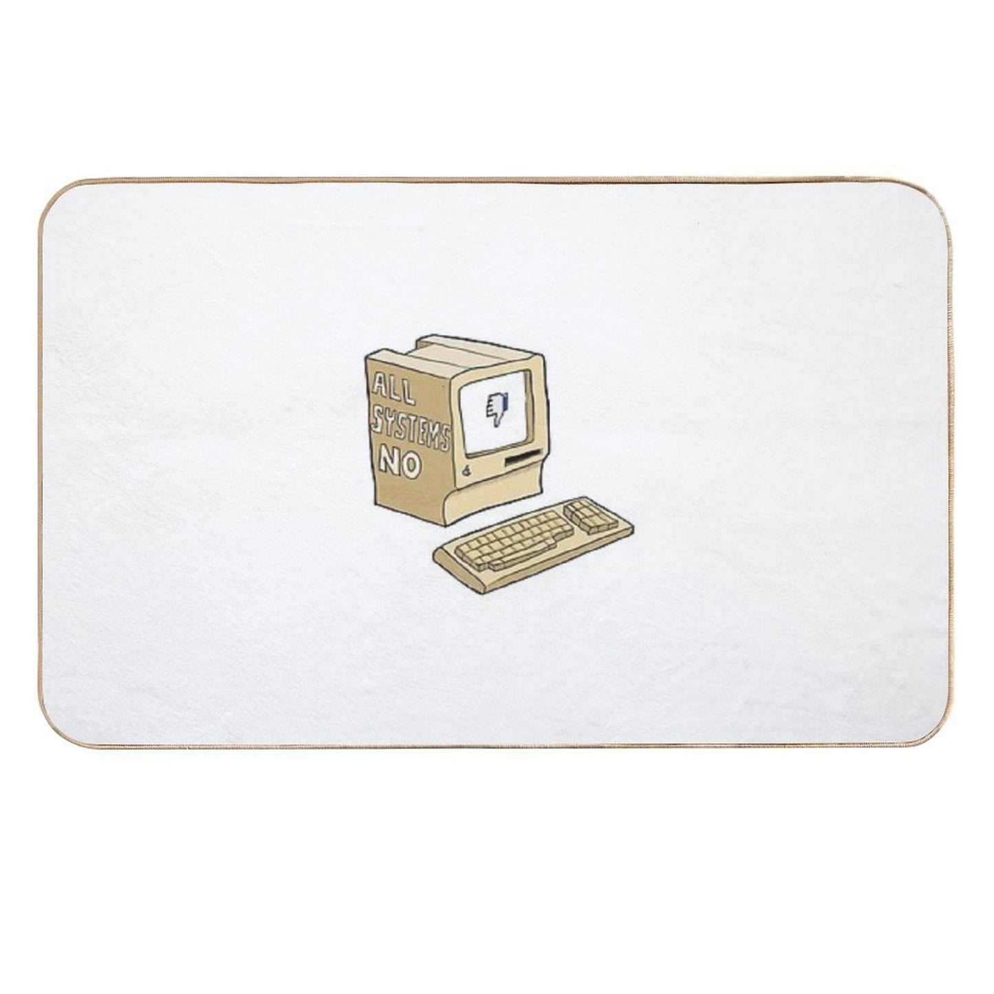 All Systems No  Fade-Resistant Bath Mat