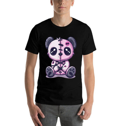 Goth Pastel Cute Creepy Kawaii Panda Voodoo Doll Comfortable T-Shirt