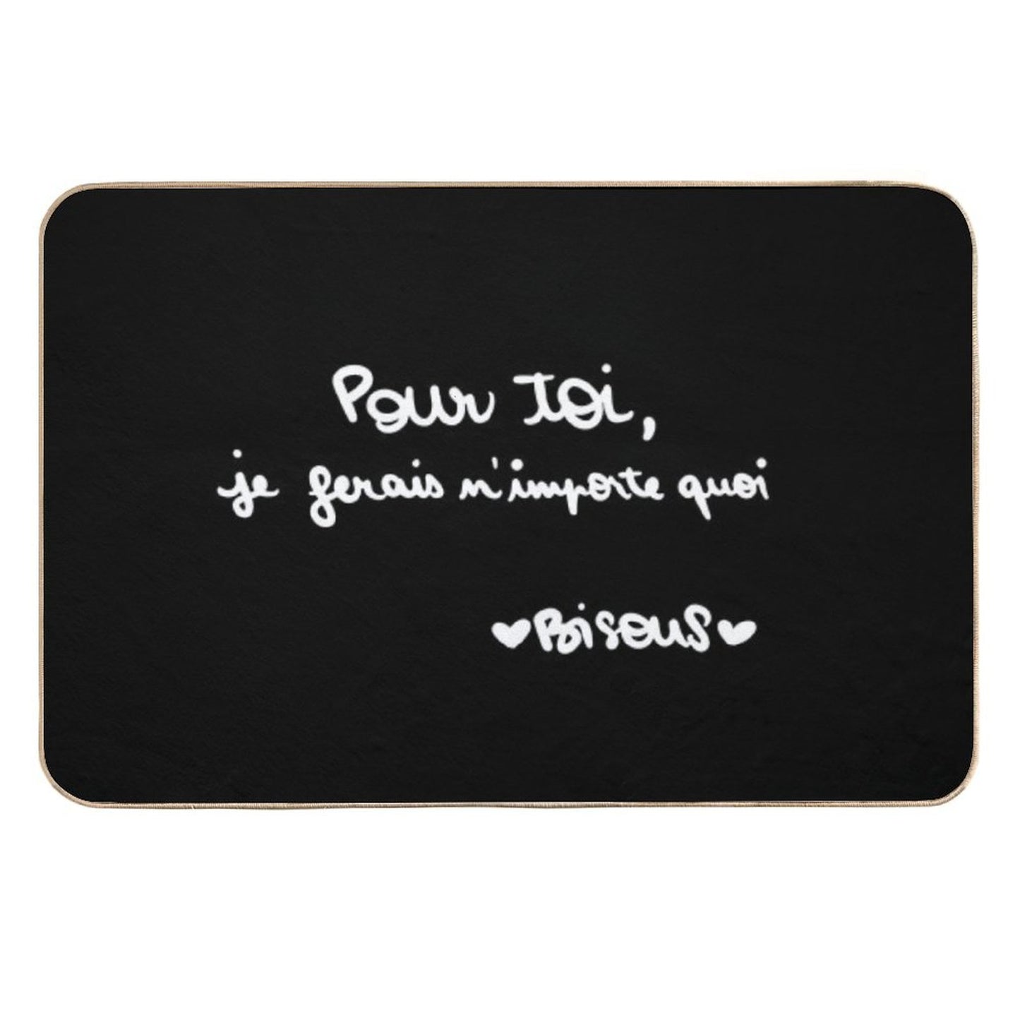 For You I Would Do Anything Kisses  High-Traffic Bath Mat