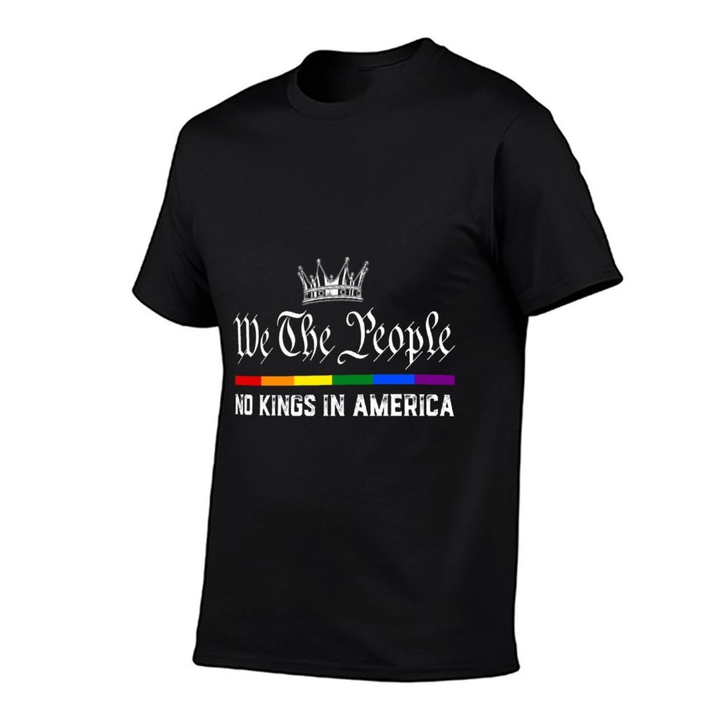 No Kings In America We The People Political Men Women  Lightweight T-Shirt
