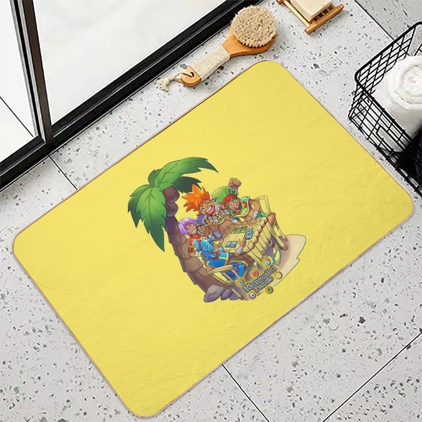 Go! Go! Go! Puzzle!  Toxin-Free Bath Mat