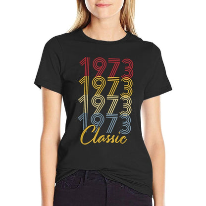 Turning 50 Birthday Decorations Men 50th BDay 1973 Birthday  Odor-resistant T-Shirt