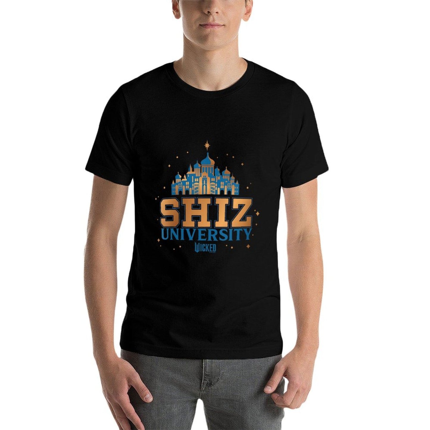 Womens Wicked Shiz University V-Neck  Heathered Texture T-Shirt
