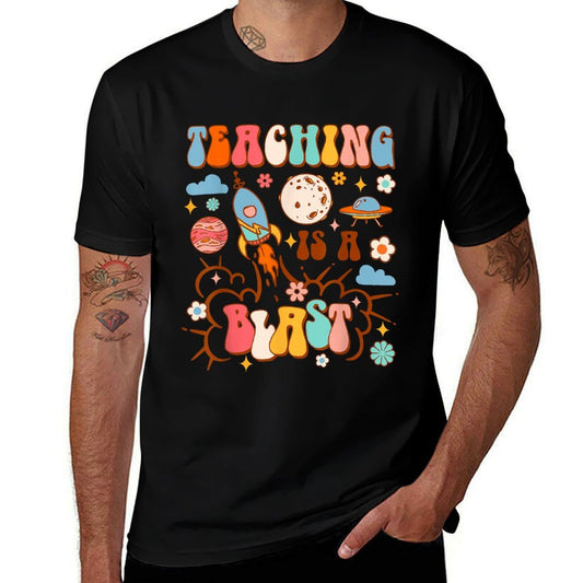 Teacher Life Teaching Space Astronomy Teaching Is A Blast  Vintage-inspired T-Shirt