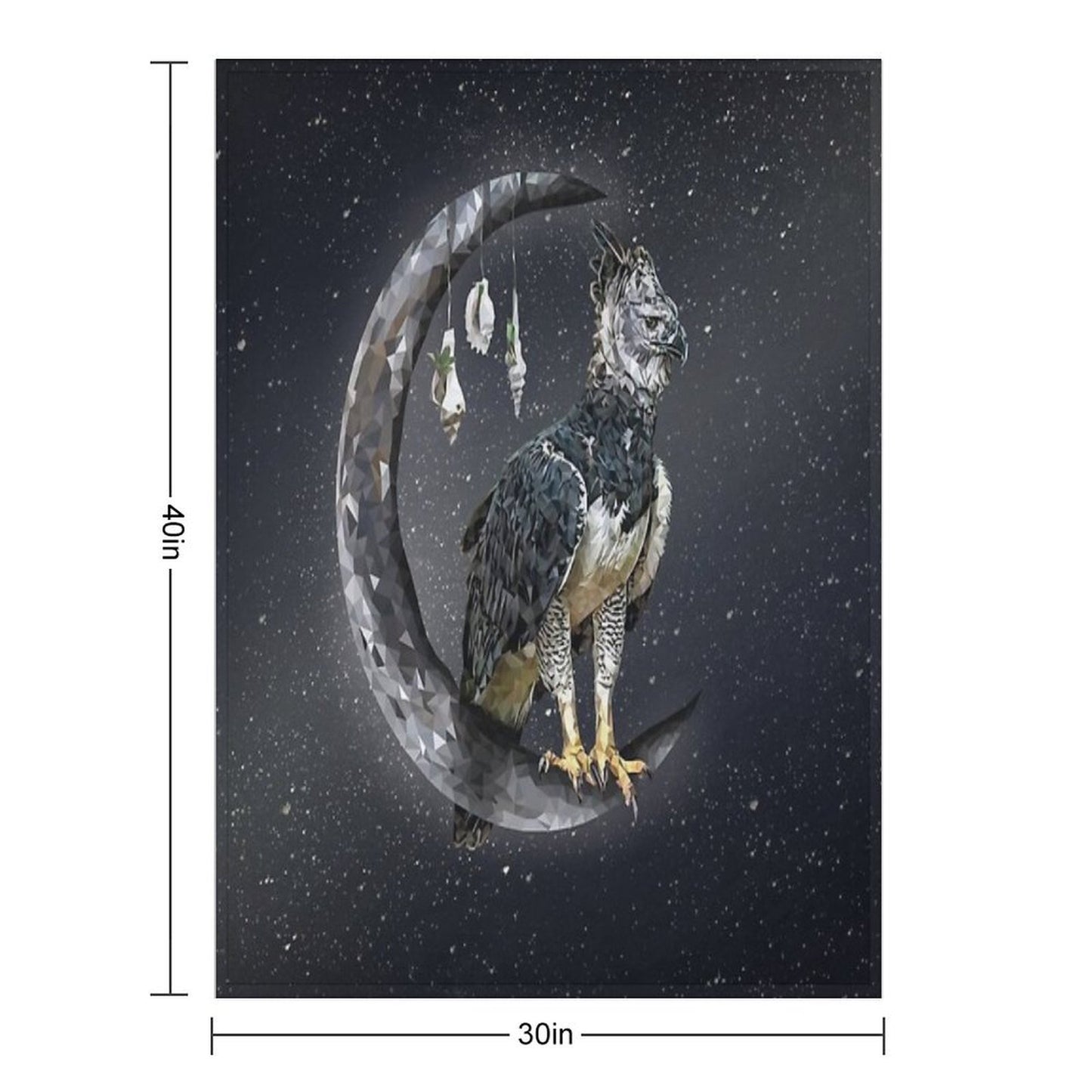 Harpy Eagle Quick-dry Throw Blanket