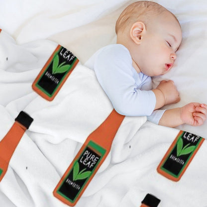 Pure Leaf Tea Plush Throw Blanket