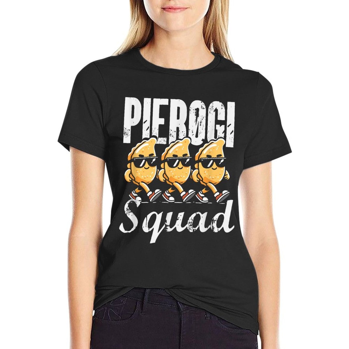 Pierogi Squad Funny Polish American Christmas Poland Pierogi  Summer-ready Fabric T-Shirt