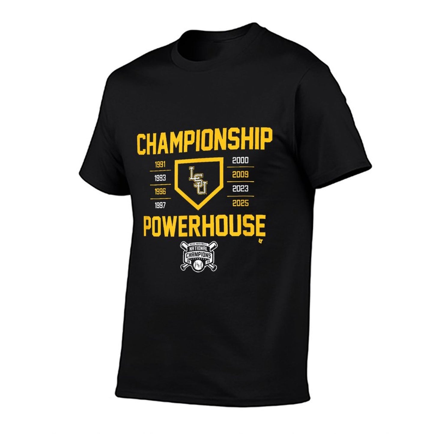 LSU Baseball Championship Powerhouse 2025  Easy-care T-Shirt