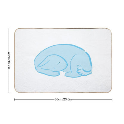 Sleeping Bunny  Fade-Resistant Bath Mat