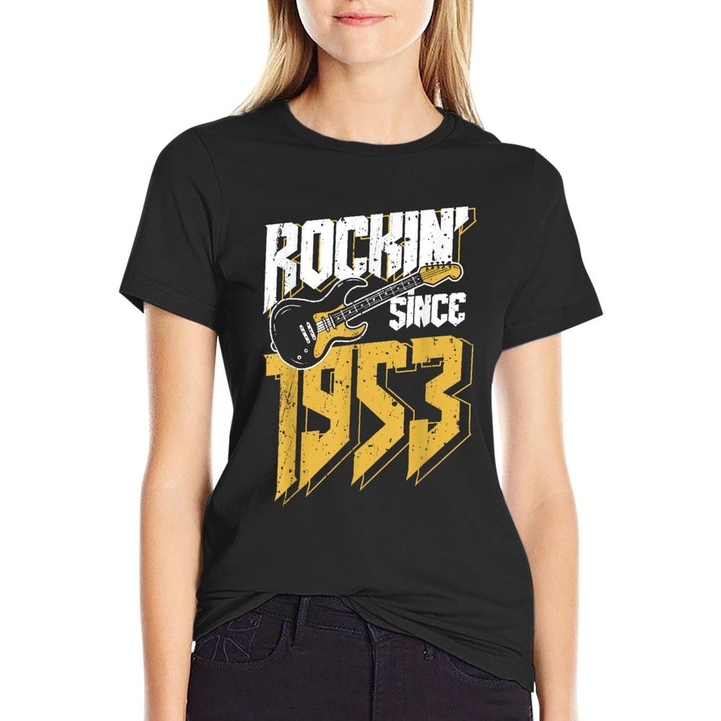 Rockin' Since 1953 Vintage Rock Music Fan 70th Birthday  Odor-resistant T-Shirt