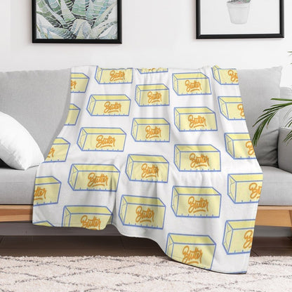 Stick of Butter Comfort Throw Blanket